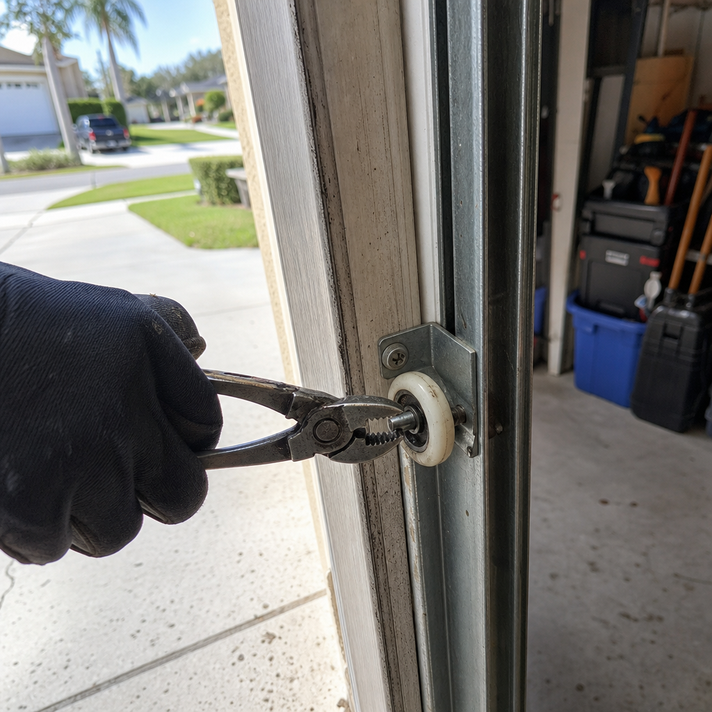 professional garage door roller repair and maintenance service